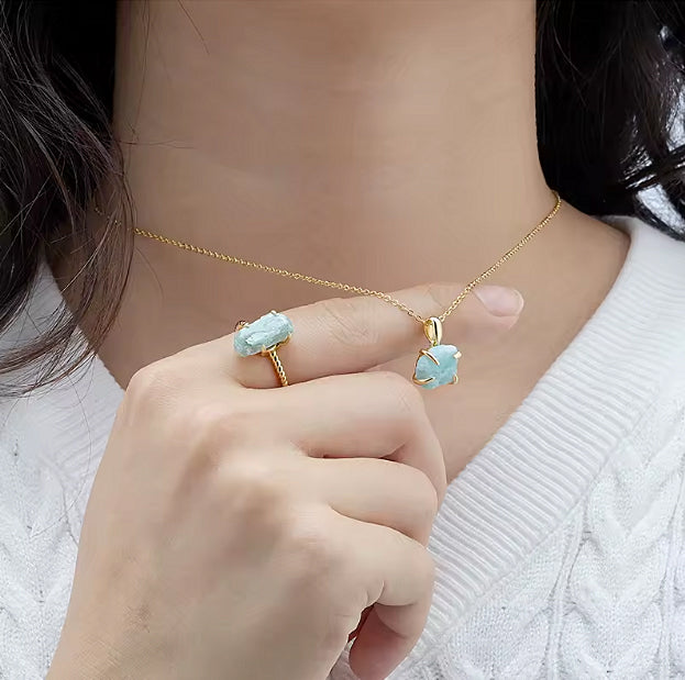 Halsband klo, Amazonite