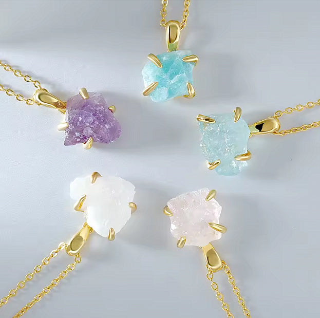 Halsband klo, Rosenkvarts ljusrosa