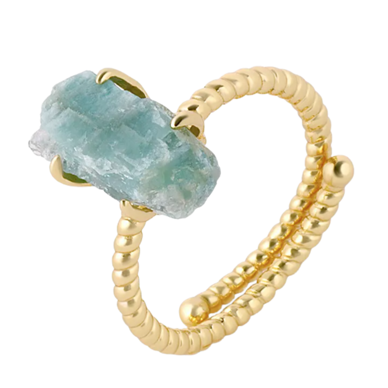 Himmel & hav, ring amazonit